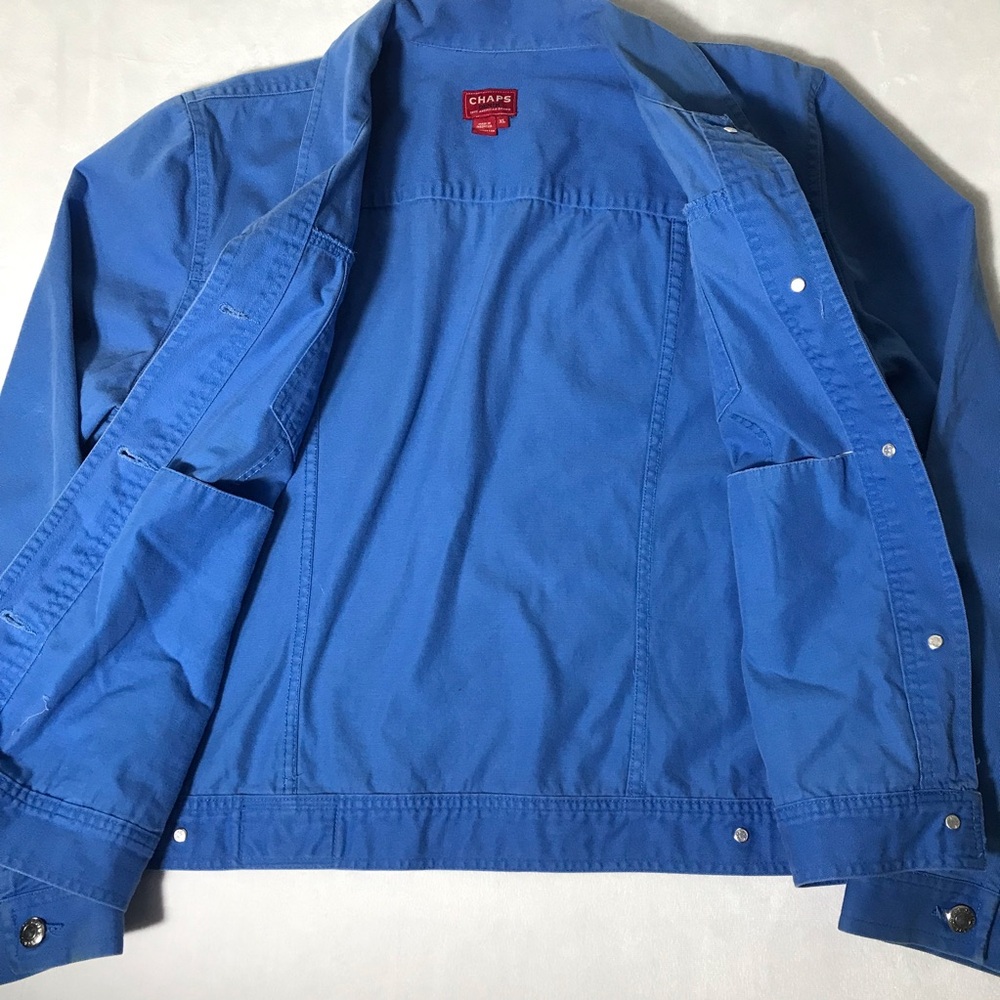 Chaps Blue Jean Jacket - Picture 4 of 8